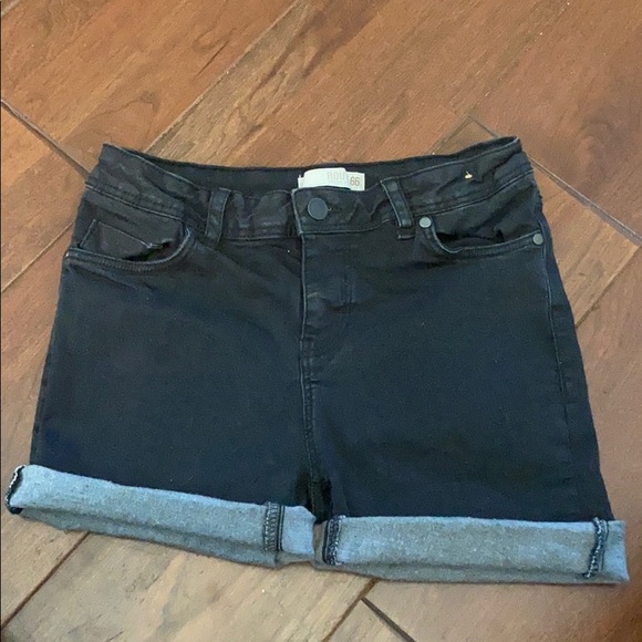 Black Route 66 cut off jean shorts size 25 - Picture 4 of 5